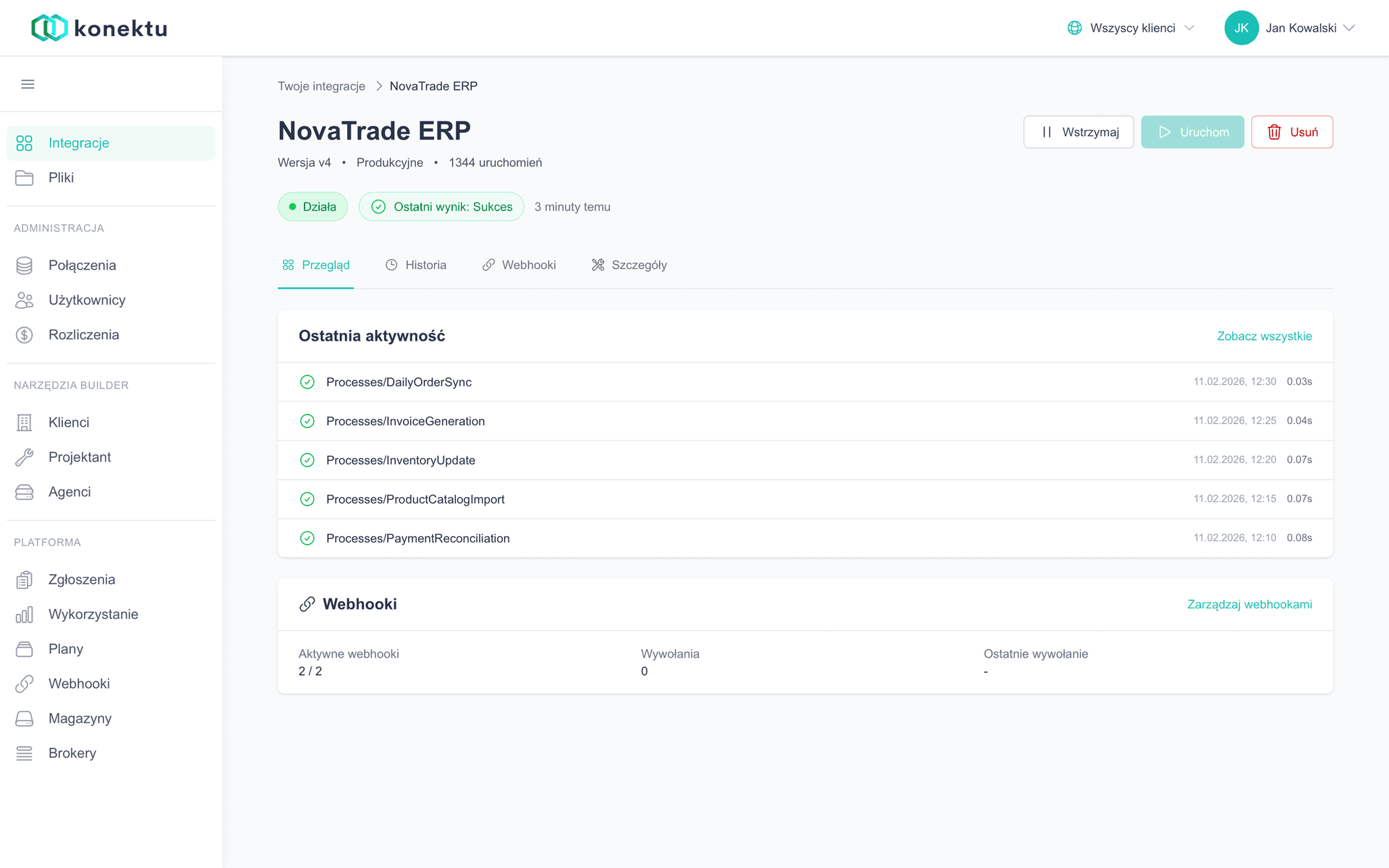 Monitoring Dashboard